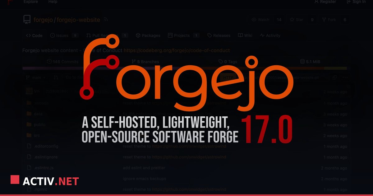 Forgejo 17.0: Alternativa self-hosted la GitHub si GitLab pentru echipe IT